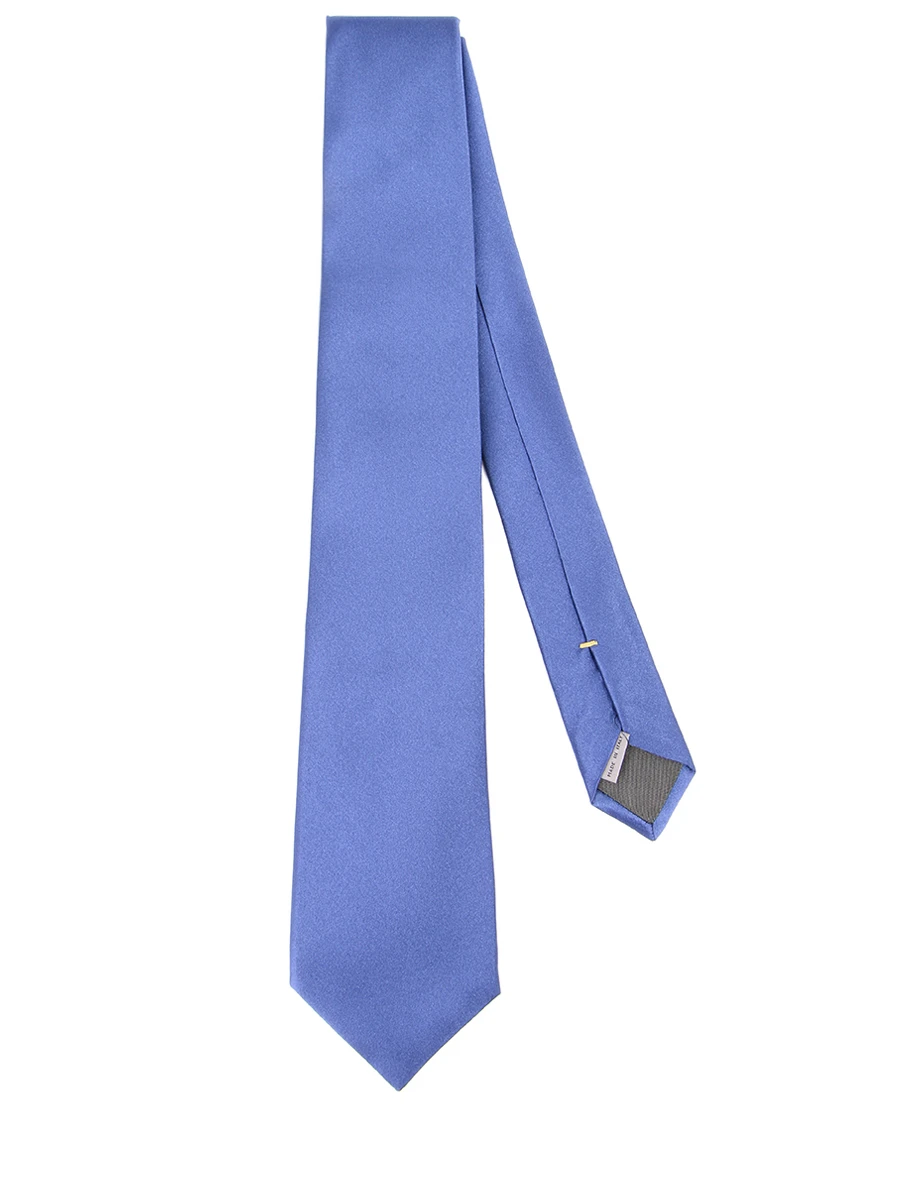 Галстук шелковый однотонный
