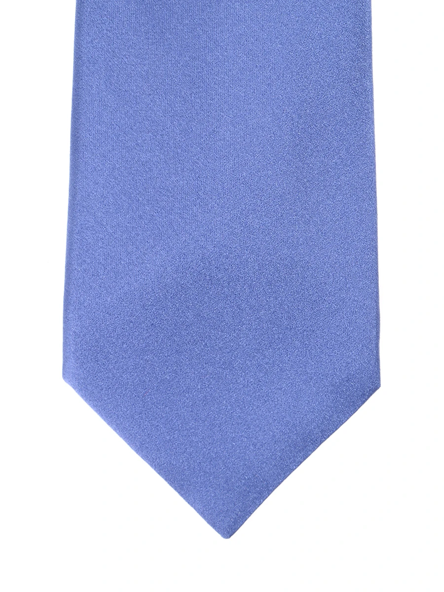 Галстук шелковый однотонный