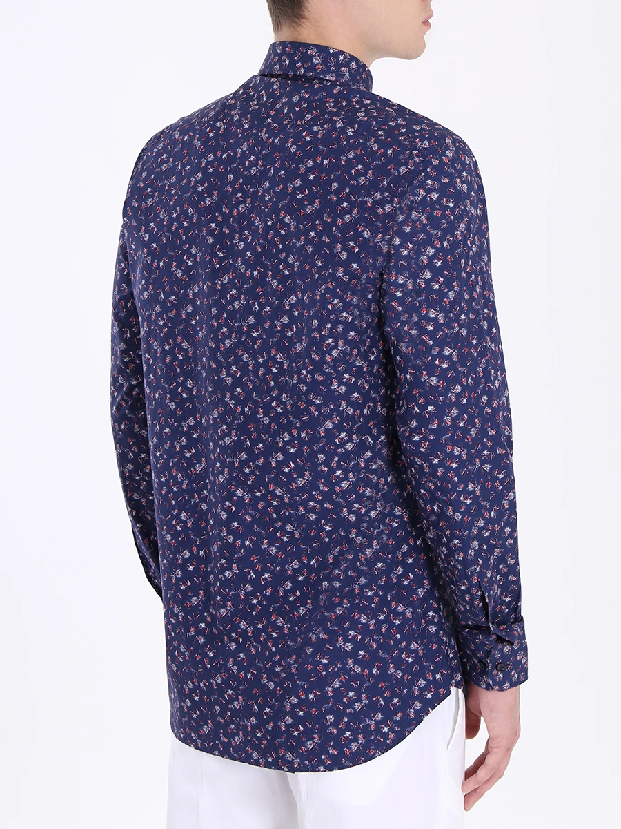 Хлопковая рубашка с принтом
