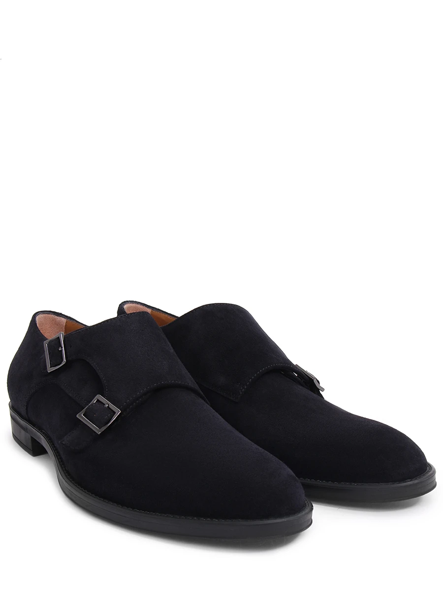 Туфли-монки замшевые