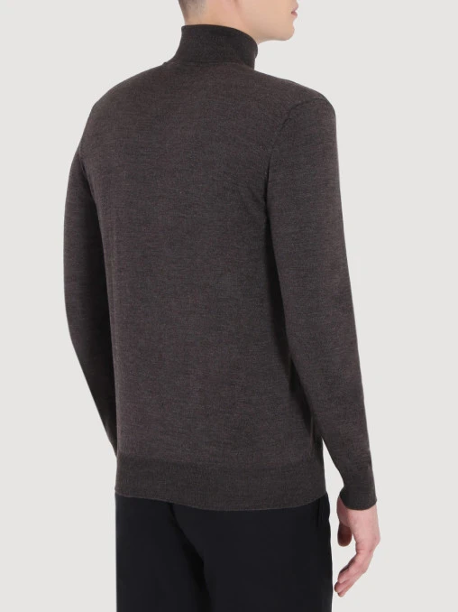 Водолазка из смесовой шерсти BERTOLO LUXURY MENSWEAR