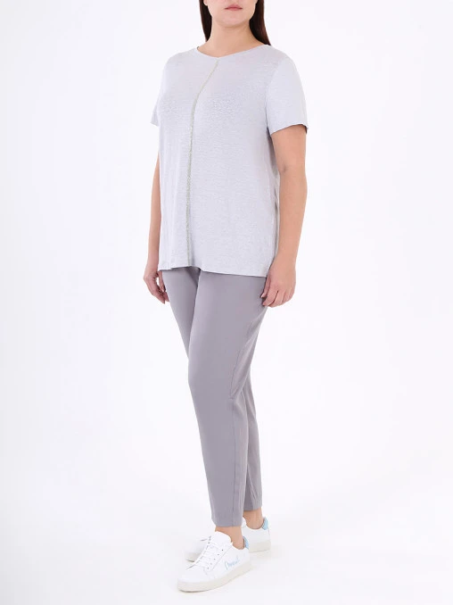 Брюки шелковые LE TRICOT PERUGIA