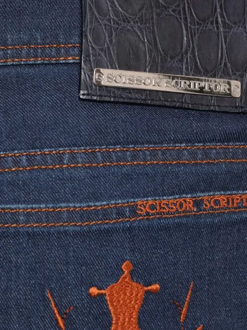Джинсы Regular Fit хлопковые SCISSOR SCRIPTOR