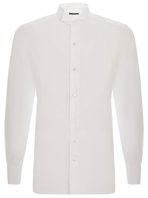 Рубашка хлопковая с манишкой ZEGNA