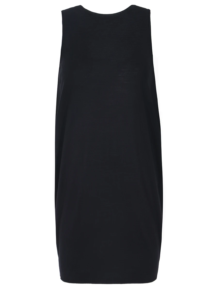 Платье-кокон из шерсти