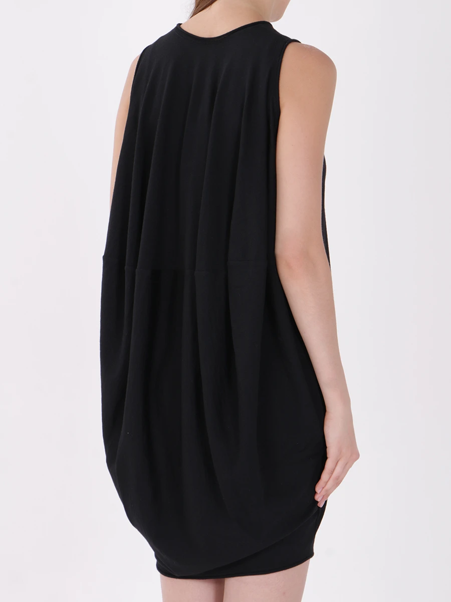 Платье-кокон из шерсти