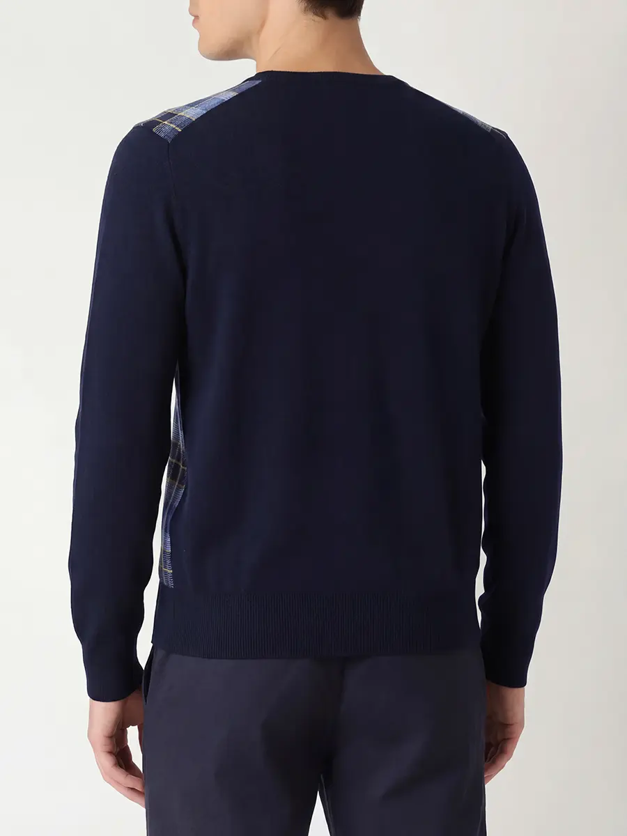 Кашемировый джемпер в клетку