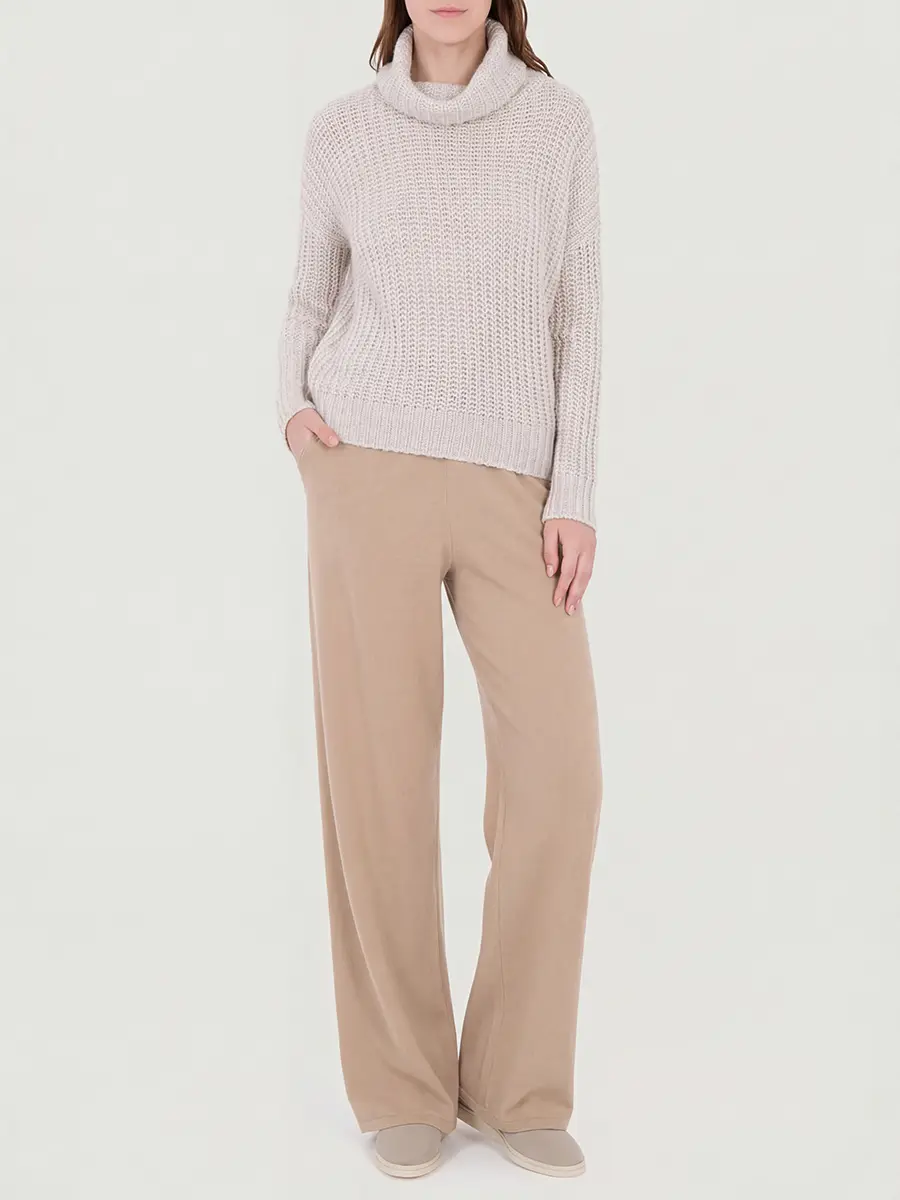 Широкие брюки из кашемира