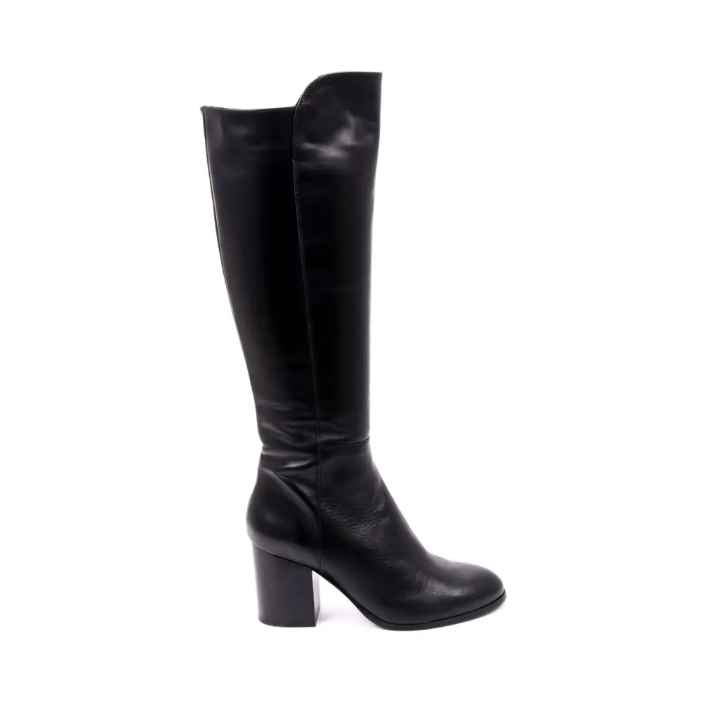 Сапоги кожаные на меху