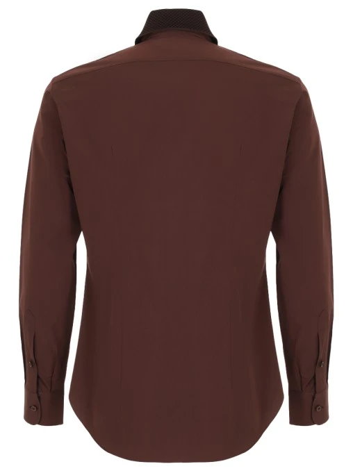 Рубашка Slim Fit хлопковая BRIONI