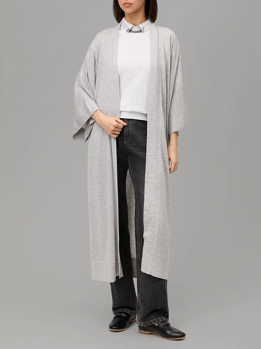 Кардиган из кашемира и шелка