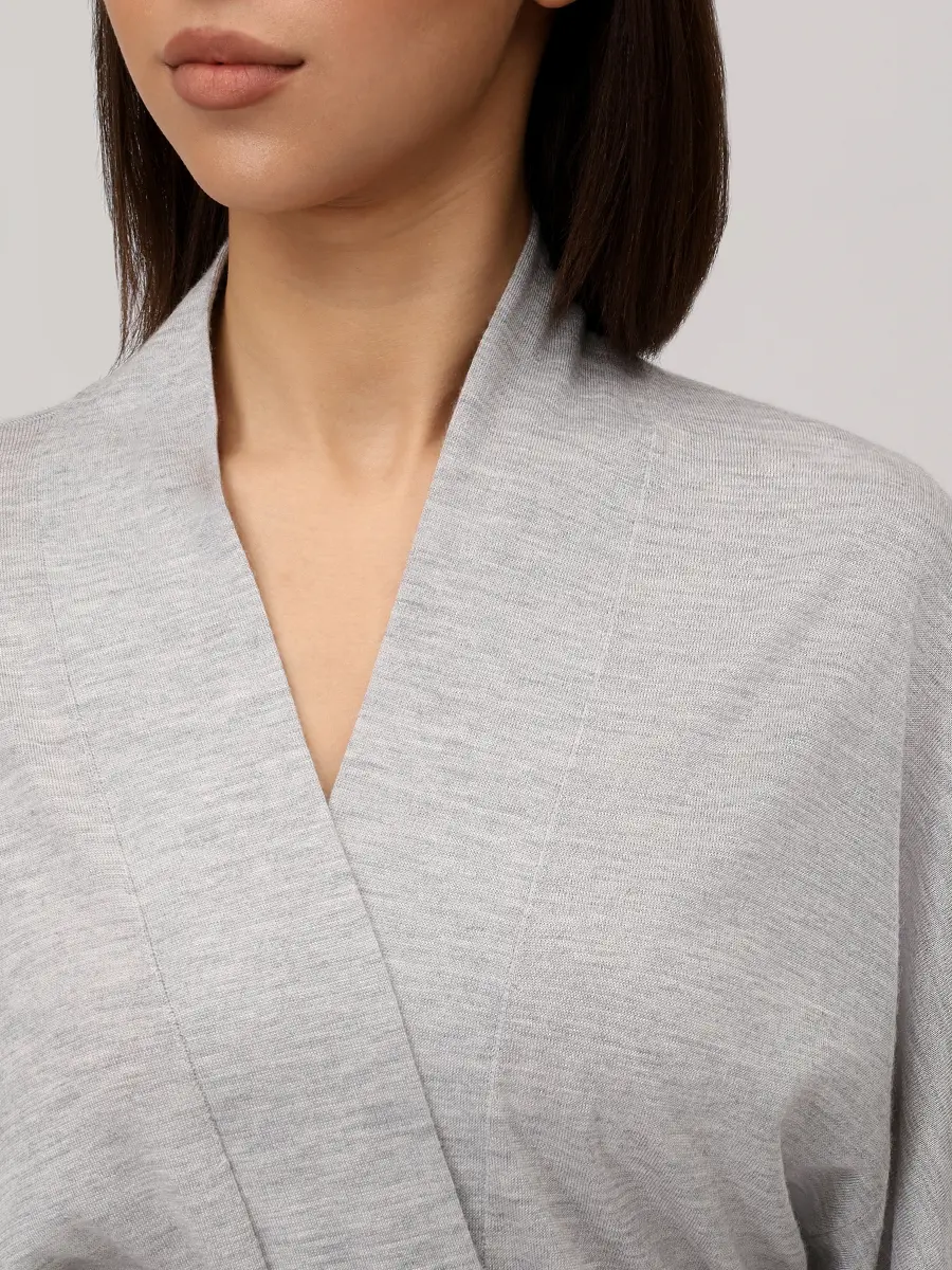 Кардиган из кашемира и шелка