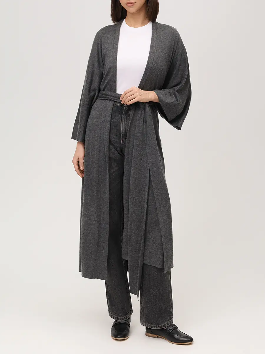 Кардиган из кашемира и шелка