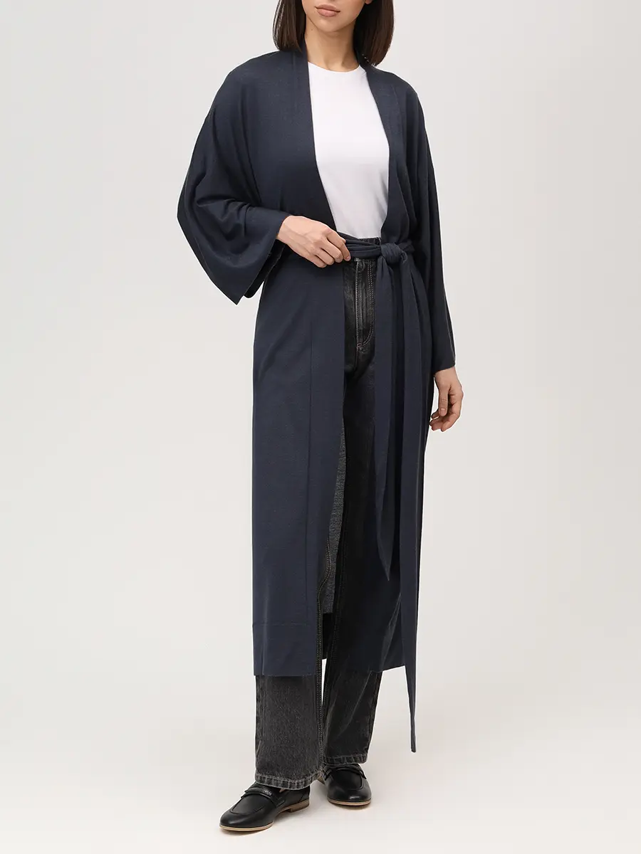 Кардиган из кашемира и шелка