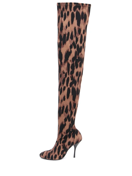Текстильные ботфорты Shiloh STUART WEITZMAN