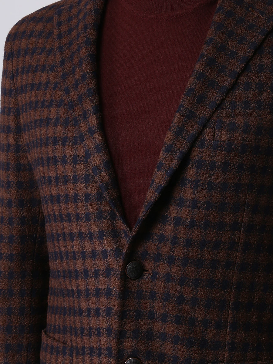 Пиджак шерстяной в клетку