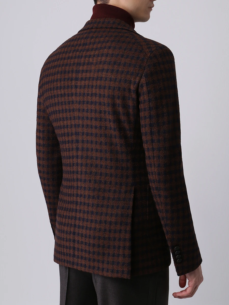Пиджак шерстяной в клетку