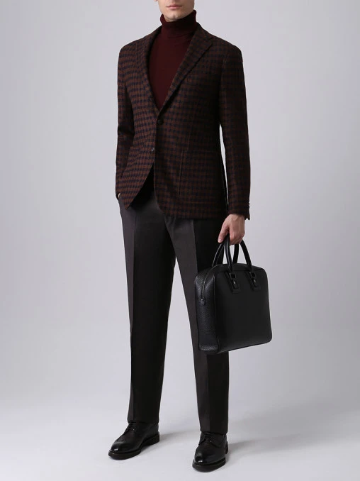 Пиджак шерстяной в клетку TAGLIATORE