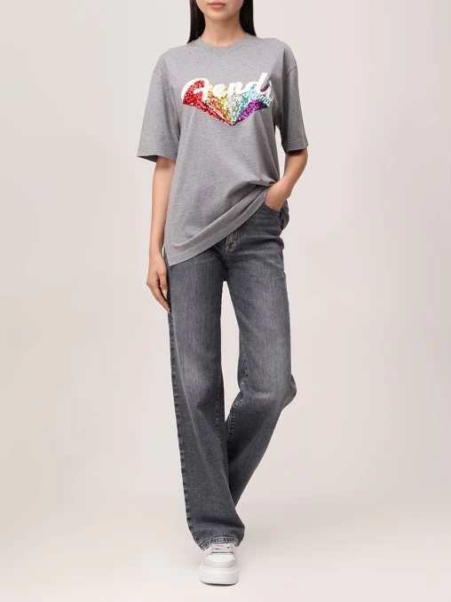 Футболка хлопковая FENDI