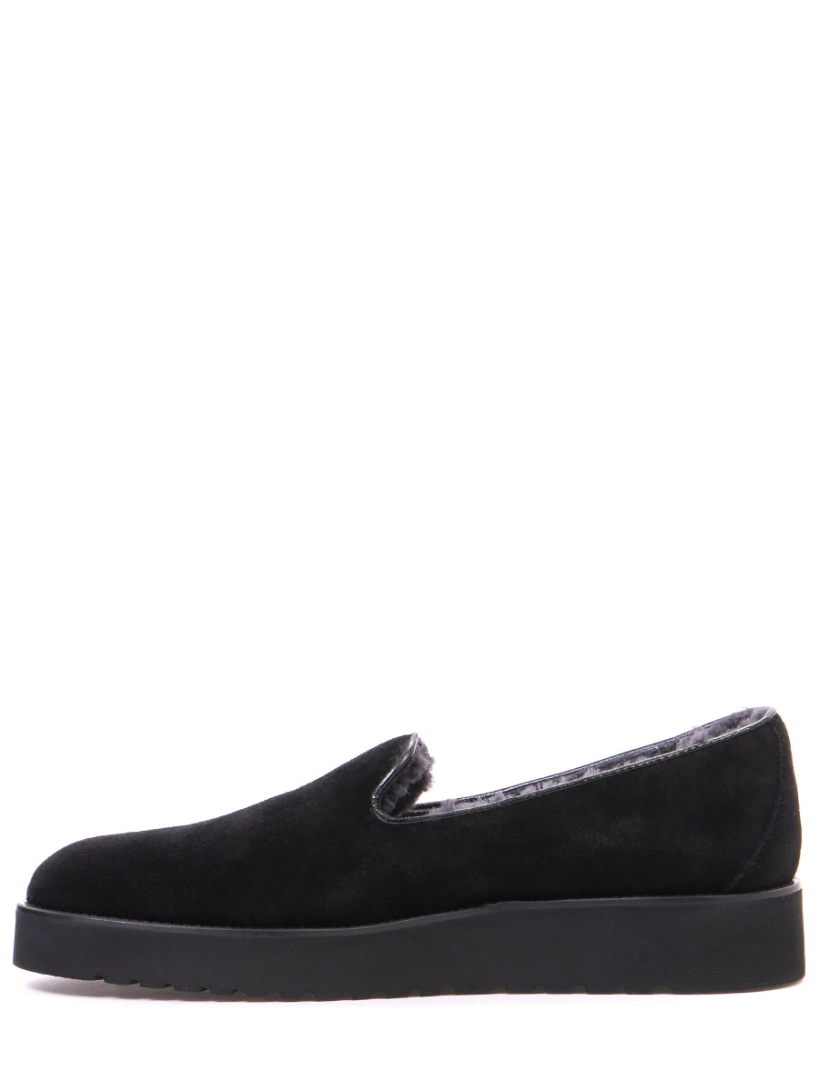 Замшевые лоферы на меху
