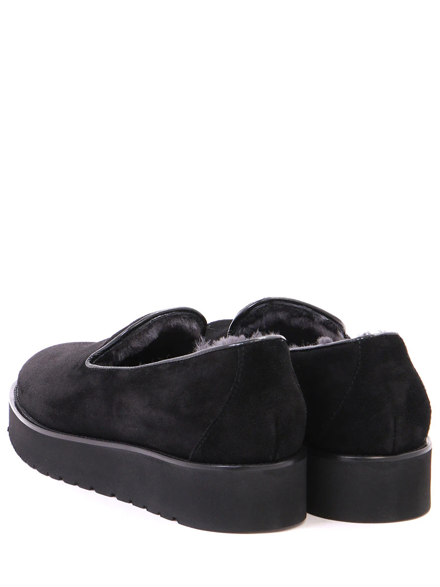 Замшевые лоферы на меху