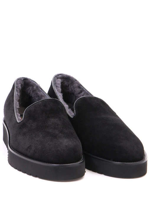 Замшевые лоферы на меху DOUCAL`S