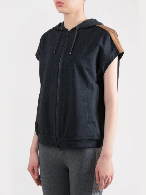 Хлопковый жилет BRUNELLO CUCINELLI