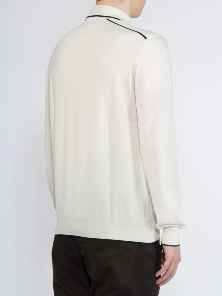 Поло с длинным рукавом