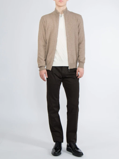 Поло с длинным рукавом BERTOLO LUXURY MENSWEAR