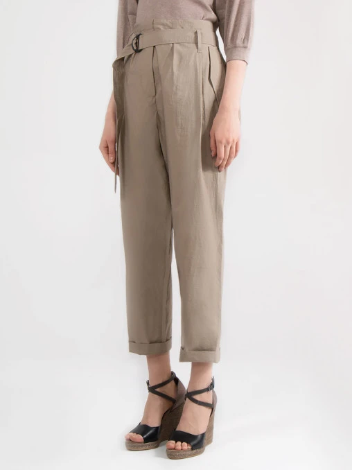 Хлопковые брюки BRUNELLO CUCINELLI