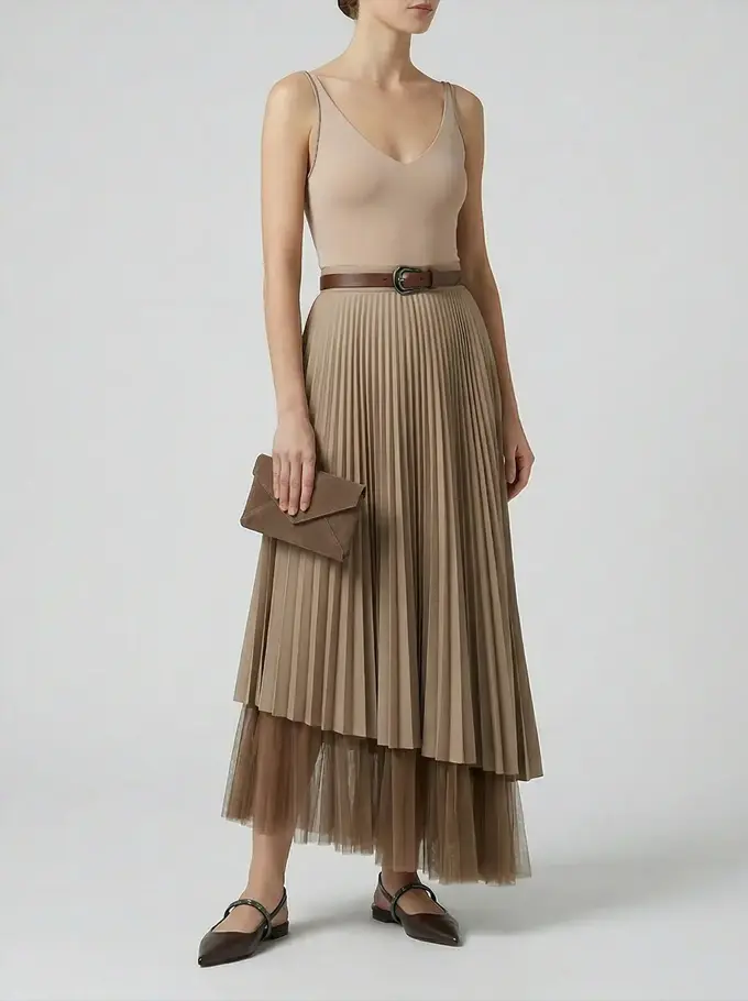 Юбка плиссированная