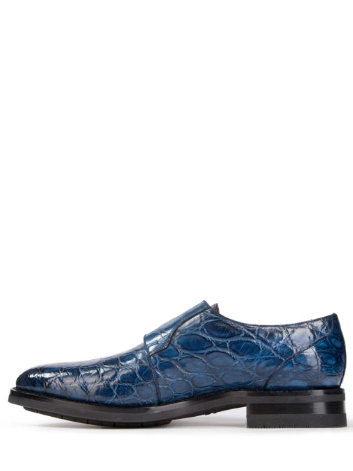 Монки из кожи крокодила SANTONI