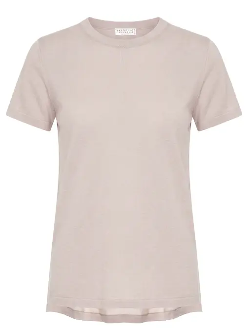 Футболка из шерсти BRUNELLO CUCINELLI