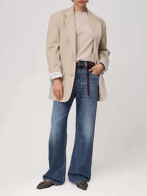 Футболка из шерсти BRUNELLO CUCINELLI