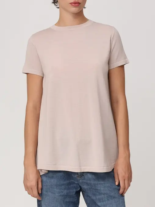 Футболка из шерсти BRUNELLO CUCINELLI