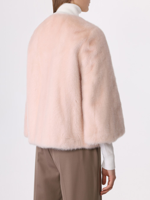 Шуба норковая укороченная ERMANNO SCERVINO