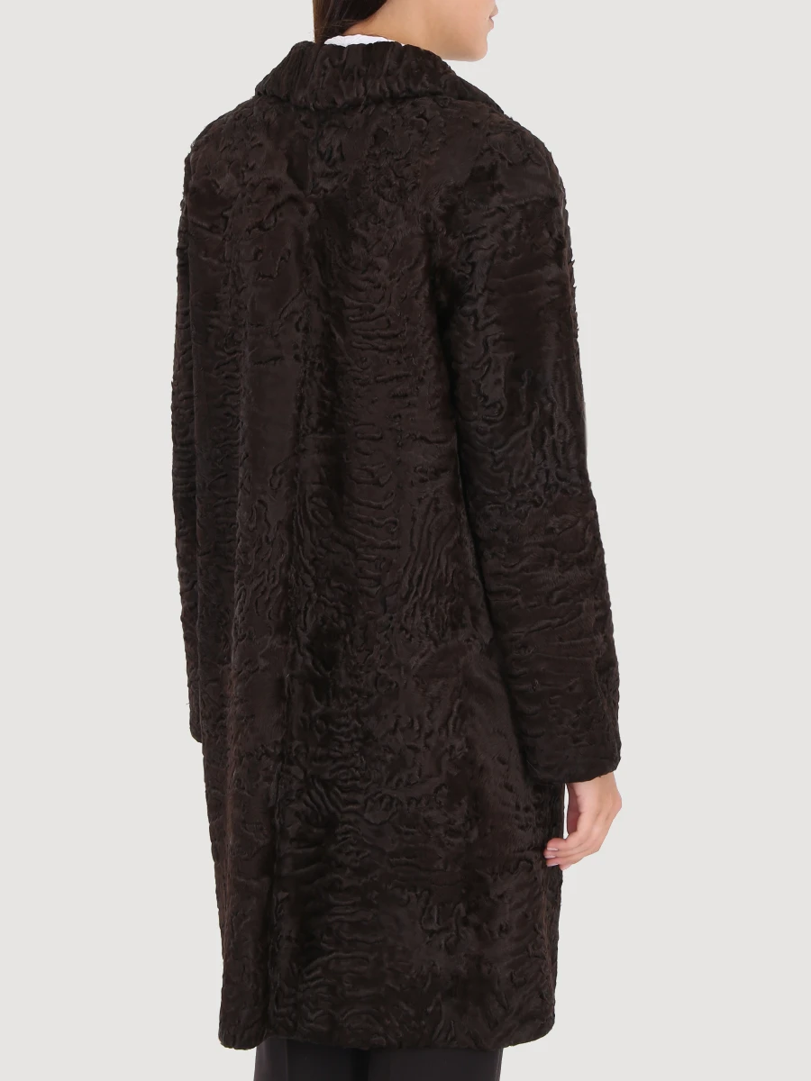 Классическое пальто из каракуля