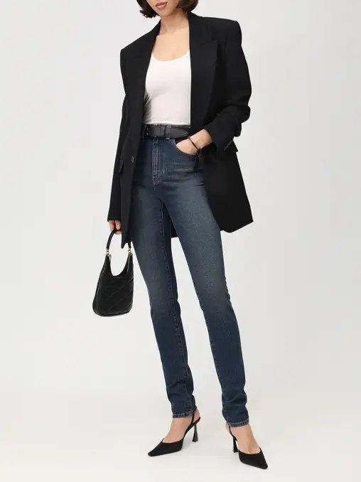 Джинсы хлопковые SAINT LAURENT