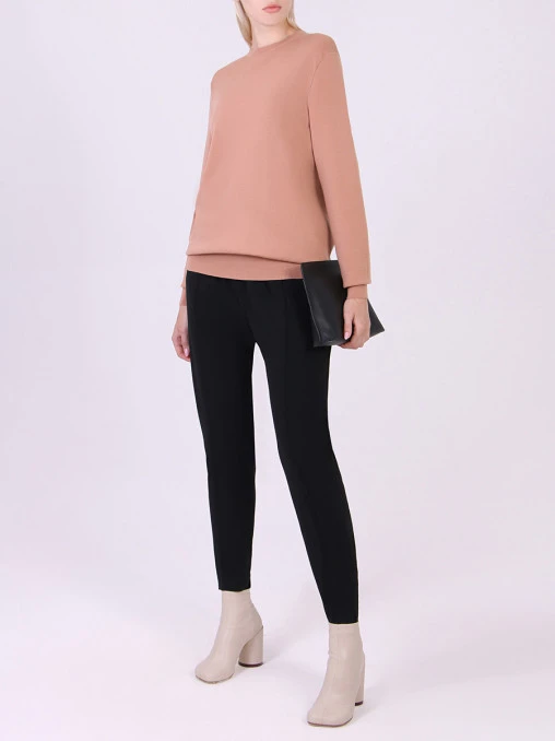 Шерстяной джемпер с разрезом CELINE