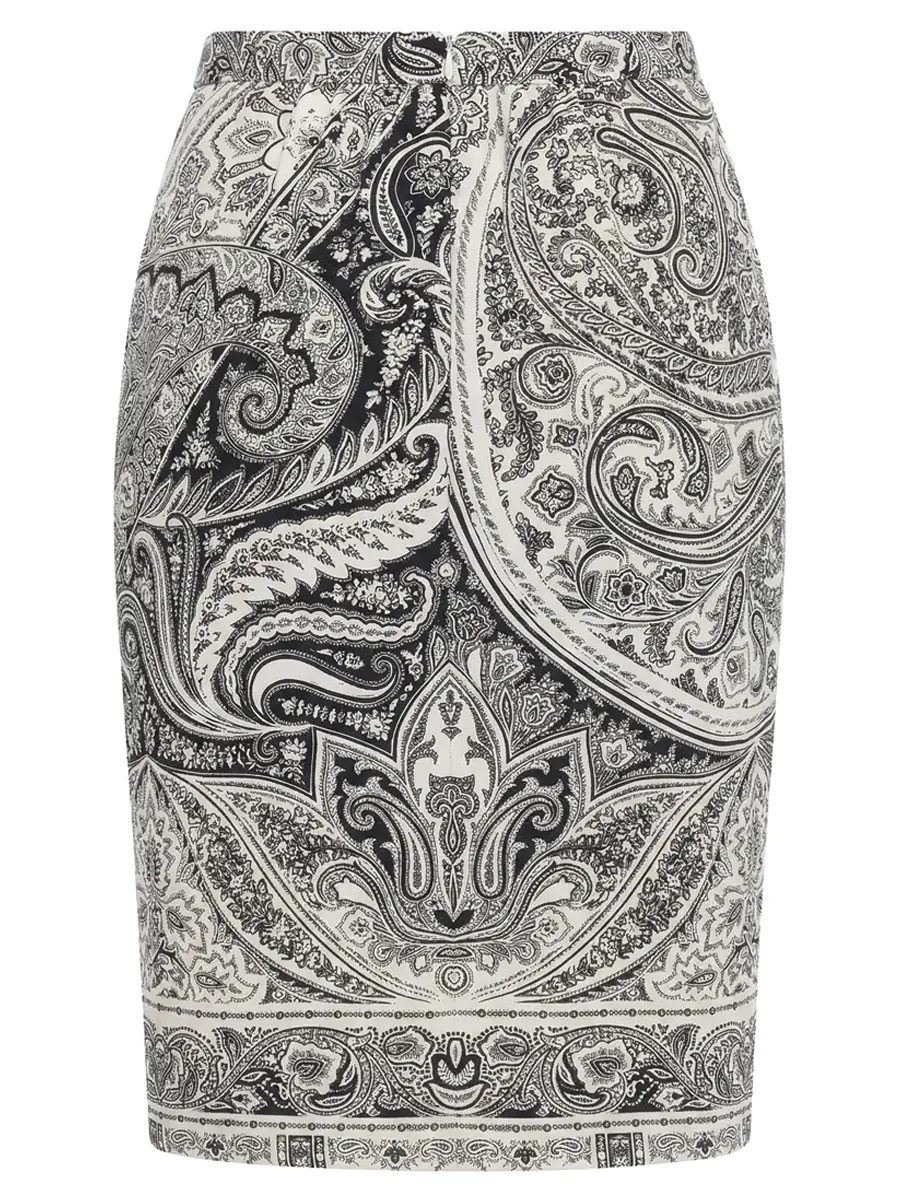 Юбка шелковая