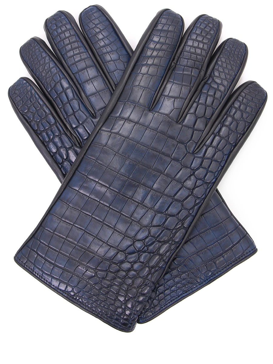 Перчатки из кожи крокодила