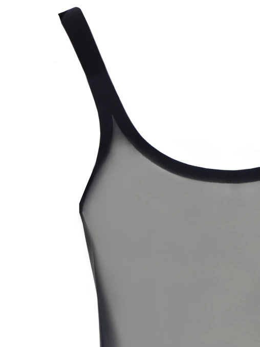 Полупрозрачное боди WOLFORD