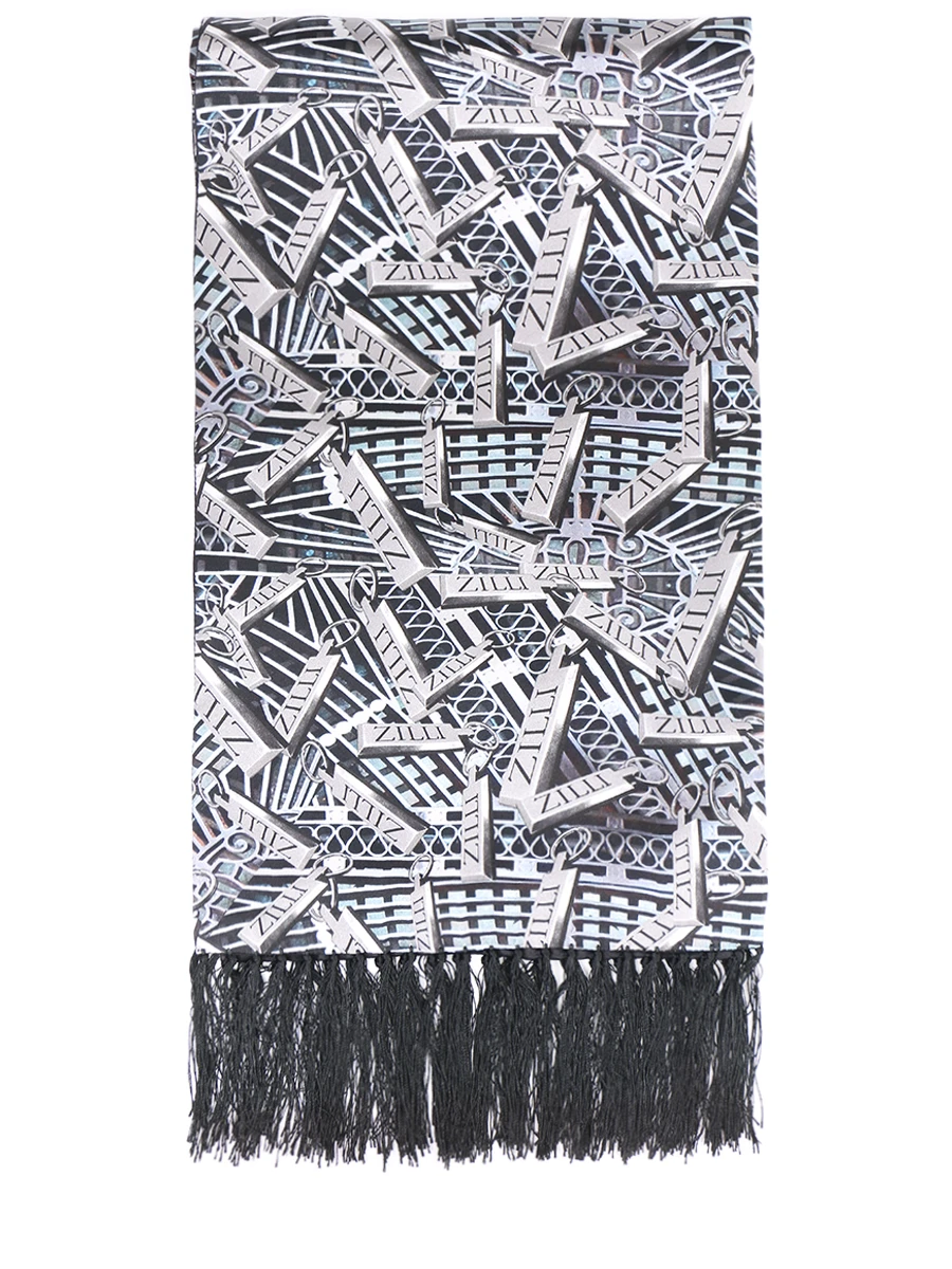 Кашне шелковое с принтом