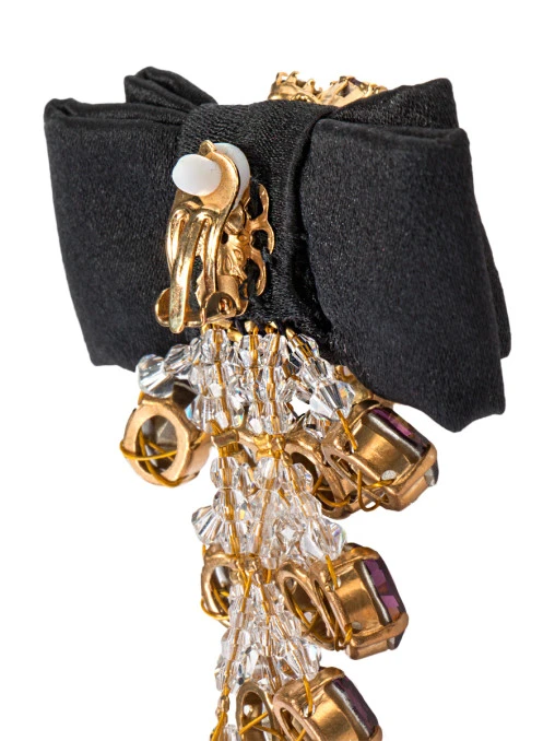 Серьги-клипсы с декором DOLCE & GABBANA