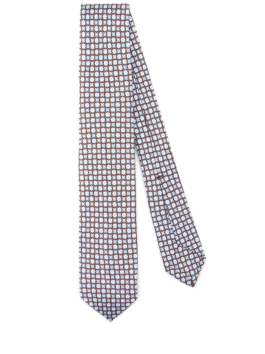 Галстук шелковый с принтом