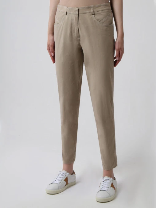 Хлопковые брюки ERMANNO SCERVINO