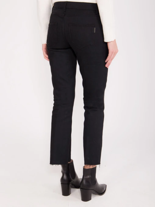 Укороченные джинсы SAINT LAURENT