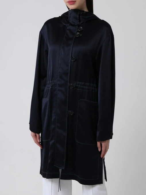 Однотонный плащ AGNONA