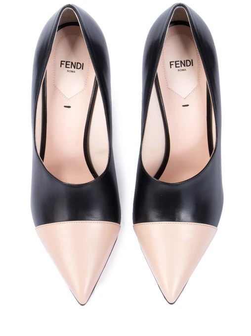 Кожаные туфли FENDI