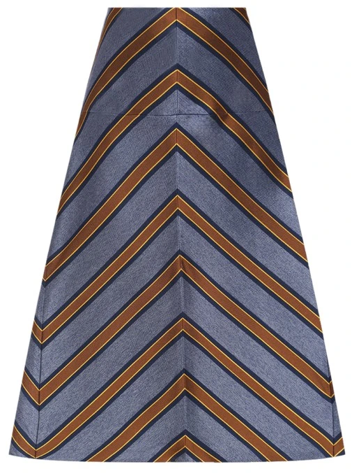 Юбка в полоску FENDI